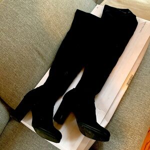 Calvin Klein Jeans thigh high boots